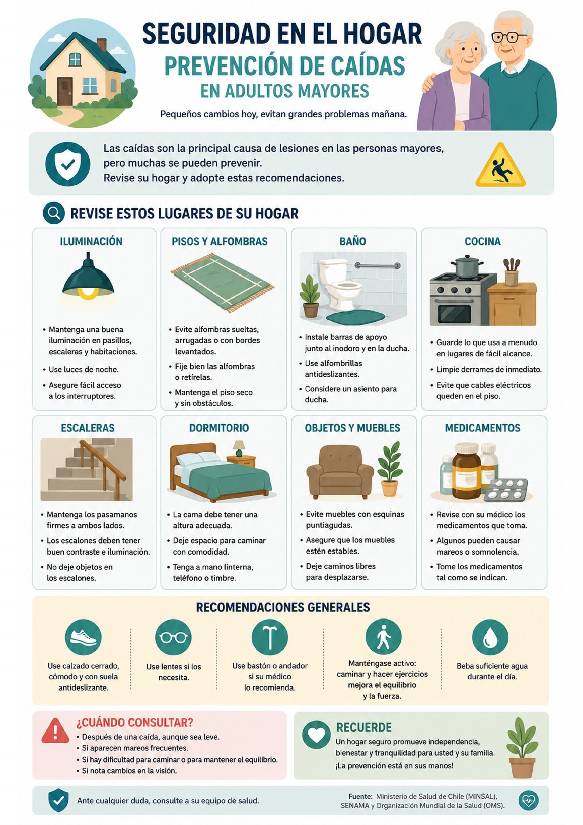 Portada de Seguridad en el hogar: prevención de caídas